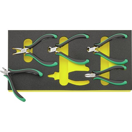 TCS 6707-6711 Assortimento pinze per l’elettronica 5pcs