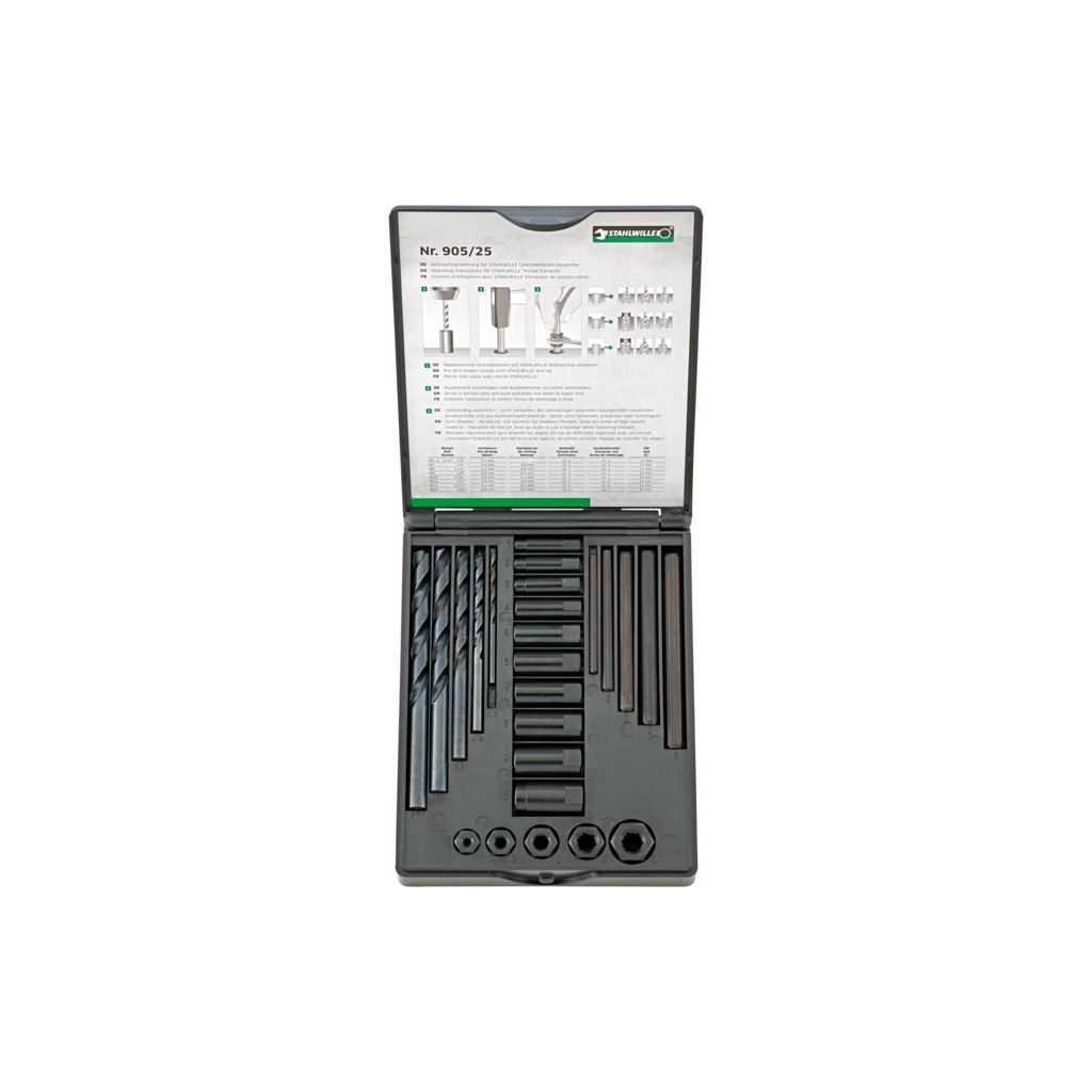 905/25 Assortimento estrattori per viti 905/25 Assortimento estrattori per viti