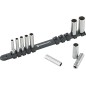 40aDL/10-12916 Set di 10 chiavi a bussola da ¼” – lunghe – misure in pollici