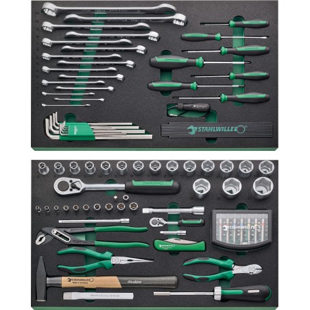 820/2 Assortimento di 130 utensili in termoformati TCS