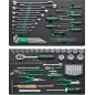 820/2 Assortimento di 130 utensili in termoformati TCS