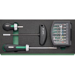 TCS 2 821/59 Set bit da ¼" in termoformato