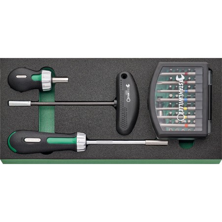 TCS 2 821/59 Set bit da ¼" in termoformato