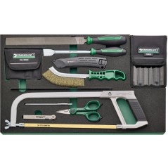 TCS 8 821/21 Set di lime, seghetto e accessori