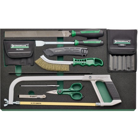 TCS 8 821/21 Set di lime, seghetto e accessori