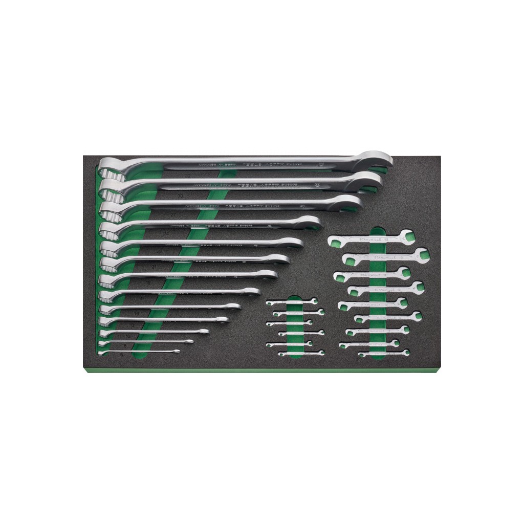 TCS 9 821/28 Set di chiavi combinate e fisse