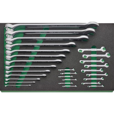 TCS 9 821/28 Set di chiavi combinate e fisse