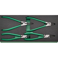 TCS 10 821/4 Set di pinze seeger