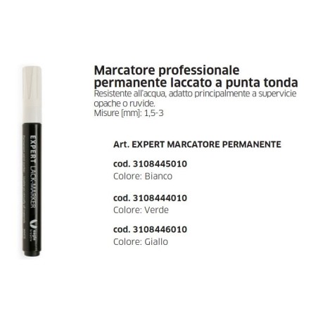LACK MARKER  – Conf. 10 Marcatori permanenti laccati