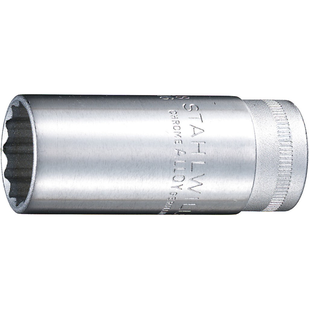 46A Chiavi a bussola poligonali da 3/8”, lunghe, misure in pollici 46A Chiavi a bussola poligonali da 3/8”, lunghe, misure in pollici