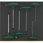 TCS 10768-3K/6 Assortimento giraviti piegati ad angolo in  TCS