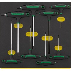 TCS 10768/8 Assortimento giraviti piegati ad angolo in TCS
