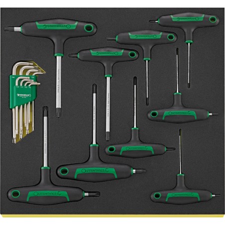 TCS 10769+10771/17 Assortimento giraviti piegati ad angolo in TCS