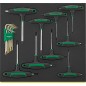 TCS 10769+10771/17 Assortimento giraviti piegati ad angolo in TCS