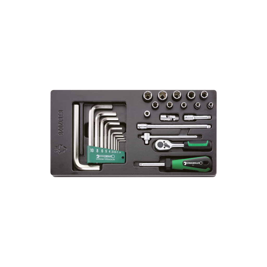 ES 1/4+10760 CV Assortimento utensili ¼”