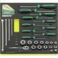 TCS TX/57 MF N Assortimento 57 utensili TORX TCS TX/57 MF N Assortimento 57 utensili TORX