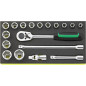 TCS 52/14/4 Assortimento 18 utensili da ½”