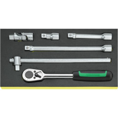 TCS 1/2-512/6 Assortimento 6 utensili da ½”