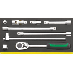 TCS 1/2-512/9 Assortimento 9 utensili da ½”