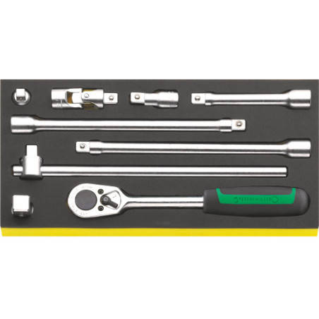 TCS 1/2-512/9 Assortimento 9 utensili da ½”