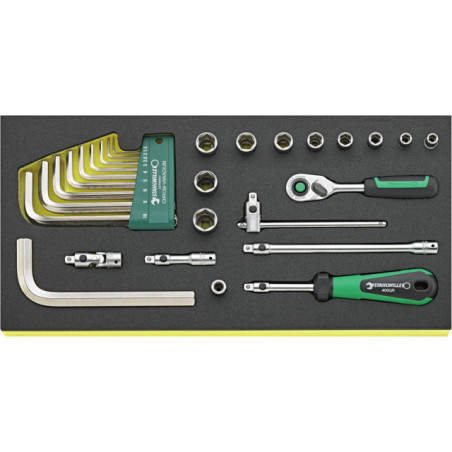 TCS 1/4 QR + 10760 Assortimento 27 utensili da ¼" + 10760CV