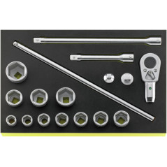 TCS 55/11/6 Assortimento 17 utensile da ¾”