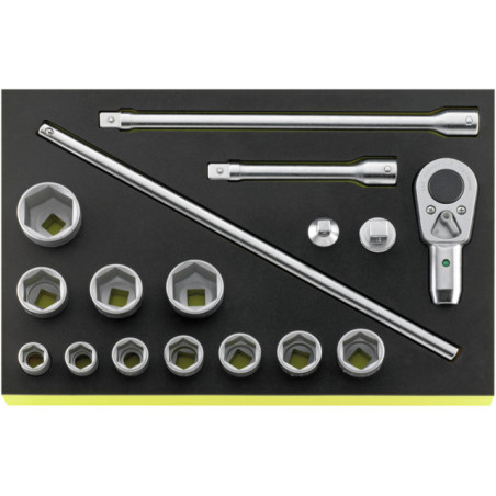 TCS 55/11/6 Assortimento 17 utensile da ¾”