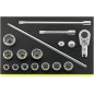 TCS 55/11/6 Assortimento 17 utensile da ¾”