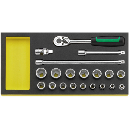TCS 456/16/4 MF Assortimento 20 utensili da 3/8”