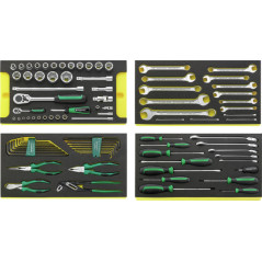 805/4 WT TCS Assortimento 89 utensili in termoformati