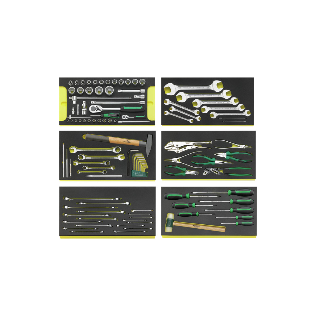 806/6 WT TCS Assortimento 104 utensili in termoformati