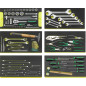806/6 WT TCS Assortimento 104 utensili in termoformati