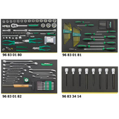 2502 TCS Assortimento 139 utensili da officina per moto BMW