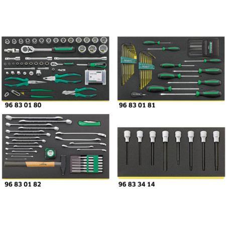 2502 TCS Assortimento 139 utensili da officina per moto BMW