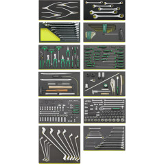3026 TCS Assortimento 306 utensili da officina per autoveicoli Mercedes Benz