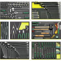 1100 TCS Assortimento 228 utensili da officina per Porsche