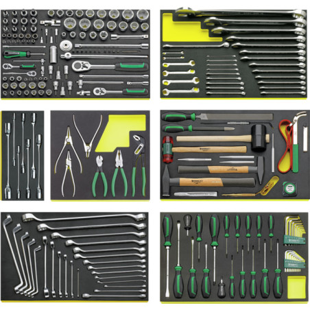 1100 TCS Assortimento 228 utensili da officina per Porsche