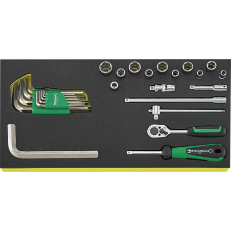 TCS 1/4 + 10760 Assortimento 27 utensili da ¼”