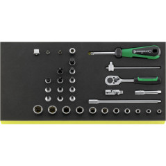TCS 40/41/44/8 Assortimento 33 utensili da ¼”