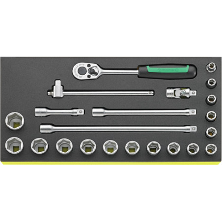 TCS 456/16/6 Assortimento 22 utensili da 3/8”