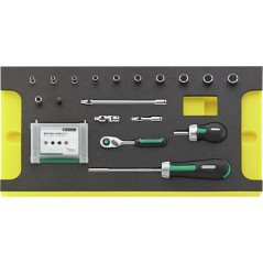 TCS WT 40/4008/10/9 Assortimento chiavi a bussola e accessori ¼”
