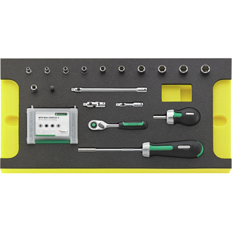 TCS WT 40/4008/10/9 Assortimento chiavi a bussola e accessori ¼”