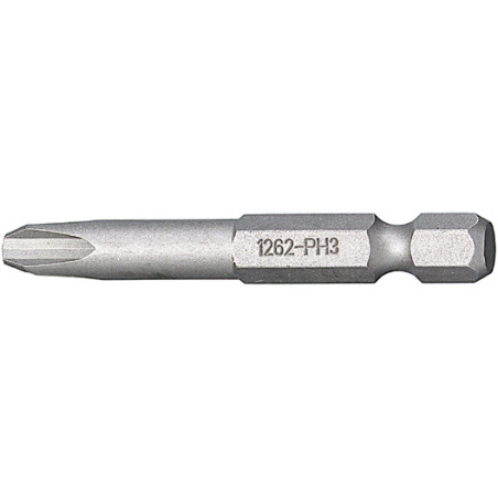 1260-1262 Inserti bit da ¼” per viti con intaglio a croce